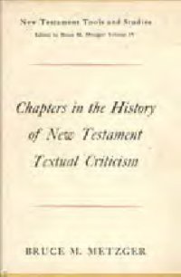 cover of the book Chapters in the History of New Testament Textual Criticism  