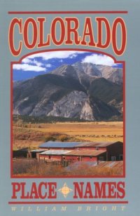 cover of the book Colorado place names  