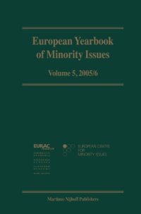 cover of the book European Yearbook of Minority Issues: 2005-2006, Volume 5; Volumes 2005-2006  