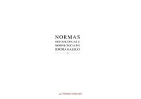 cover of the book Normas ortográficas e morfolóxicas do idioma galego