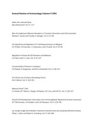 cover of the book Annual Review of Immunology Volume 9 1991  