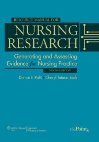 cover of the book Resource Manual for Nursing Research: Generating and Assessing Evidence for Nursing Practice, 9th Edition  