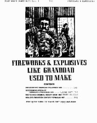 cover of the book Fireworks & Explosives like Granddad used to make