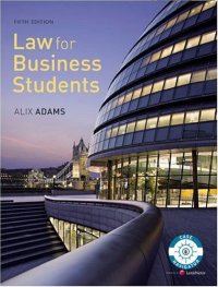 cover of the book Law for Business Students