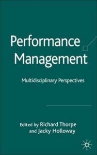 cover of the book Performance Management: Multi-Disciplinary Perspectives  