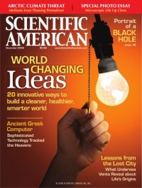 cover of the book Scientific American, December 2009  