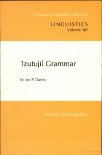 cover of the book Tzutujil grammar  