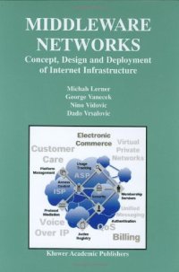 cover of the book Middleware networks: concept, design, and deployment of Internet infrastructure  
