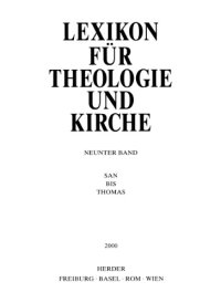 cover of the book Lexikon für Theologie und Kirche (LThK3) - Band 9  