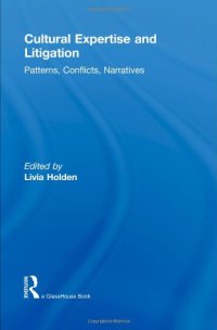 cover of the book Cultural Expertise and Litigation: Patterns, Conflicts, Narratives  