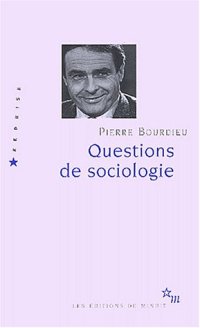 cover of the book Questions de sociologie  