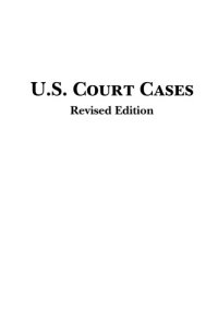 cover of the book U.S. Court Cases - vol 1  