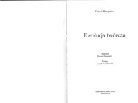 cover of the book Ewolucja twórcza  