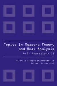 cover of the book Topics in Measure Theory and Real Analysis