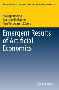 cover of the book Emergent Results of Artificial Economics 