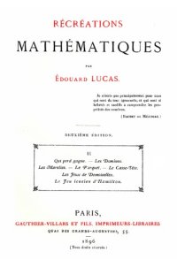 cover of the book Récréations mathématiques, volume 2