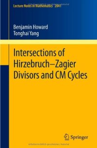 cover of the book Intersections of Hirzebruch–Zagier Divisors and CM Cycles