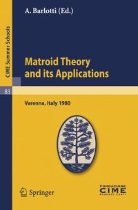 cover of the book Matroid Theory and its Applications