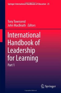 cover of the book International Handbook of Leadership for Learning 