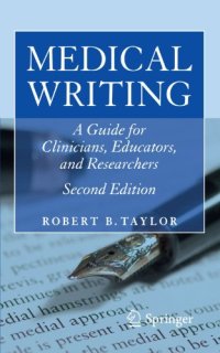 cover of the book Medical Writing: A Guide for Clinicians, Educators, and Researchers