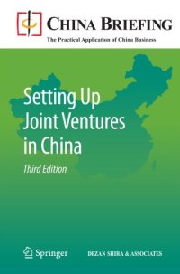 cover of the book Setting Up Joint Ventures in China