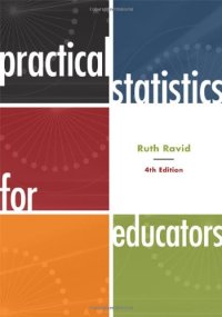 cover of the book Practical Statistics for Educators, 4th Edition    