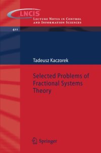 cover of the book Selected Problems of Fractional Systems Theory 