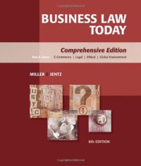 cover of the book Business Law Today: Comprehensive 8th Edition    