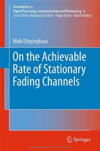 cover of the book On the Achievable Rate of Stationary Fading Channels 