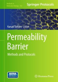 cover of the book Permeability Barrier: Methods and Protocols