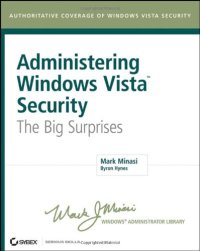 cover of the book Administering Windows Vista Security: The Big Surprises 