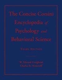 cover of the book Concise Corsini Encyclopedia of Psychology and Behavioral Science