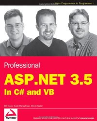 cover of the book Professional ASP.NET 3.5 in C Sharp and Visual Basic