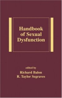 cover of the book Handbook of Sexual Dysfunction