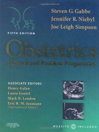 cover of the book Obstetrics. Normal and Problem Pregnancies