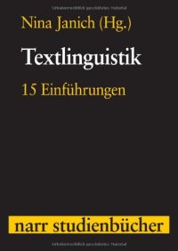 cover of the book Textlinguistik: 15 Einführungen