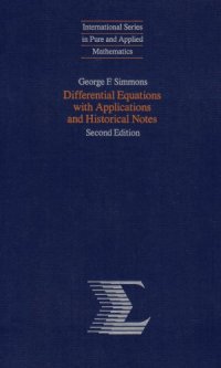 cover of the book Differential Equations With Applications and Historical Notes    