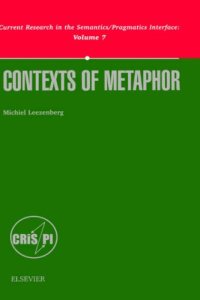 cover of the book Contexts of Metaphor