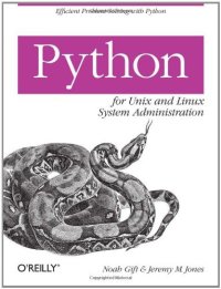 cover of the book Python for Unix and Linux System Administration