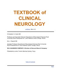 cover of the book Textbook of neurology - Goetz