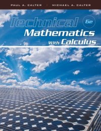 cover of the book Technical Mathematics With Calculus