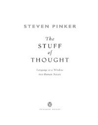 cover of the book The Stuff of Thought