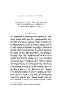 cover of the book The Conceptual Foundations and the Philosophical Aspects of Renormalization Theory