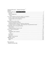 cover of the book Analysing discourse - textual analysis for social research