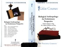 cover of the book Biological anthropology, an evolutionary perspective (guidebook)