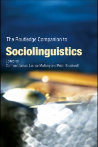 cover of the book The routledge companion to sociolinguistics