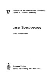 cover of the book Laser Spectroscopy