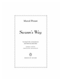 cover of the book Swann's Way: In Search of Lost Time, Volume 1 (Penguin Classics Deluxe Edition)