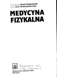 cover of the book Medycyna fizykalna