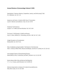 cover of the book Annual Review of Immunology Volume 10 1992